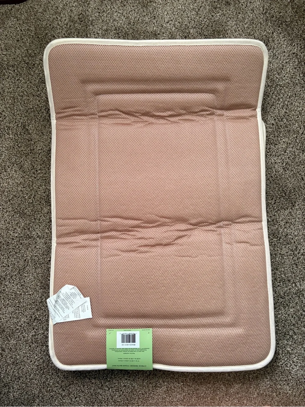 Memory Foam Bath Mat Set